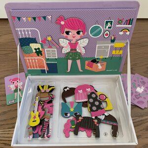 Janod Magnetic Book Girl's Costumes Game